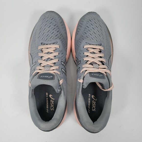 Asics Gel-Kayano 27 Women's Gray Pink Running Shoes F580521 US Size 10 - Picture 5 of 8